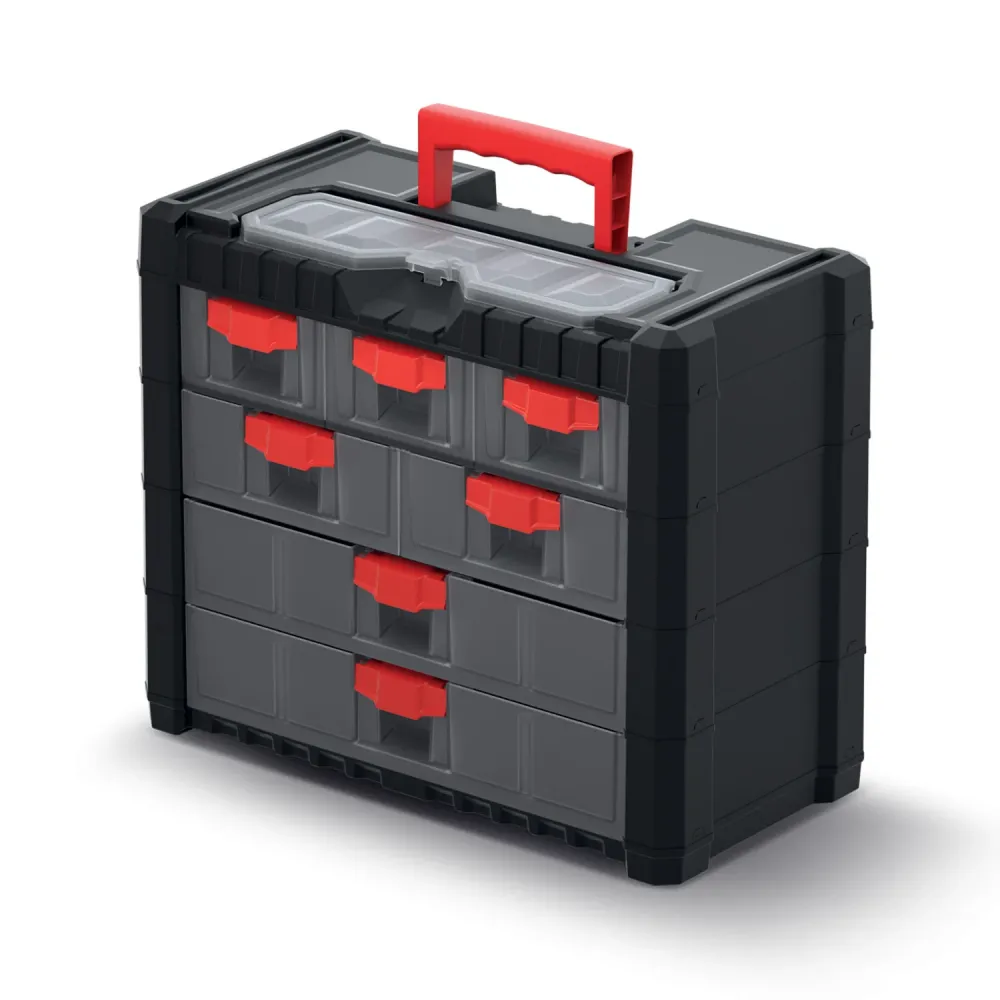 Organiseur à outils KISTENBERG MULTICASE CARGO 40 KMC401 400 x 200 x 326 mm avec Système de Verrouillage