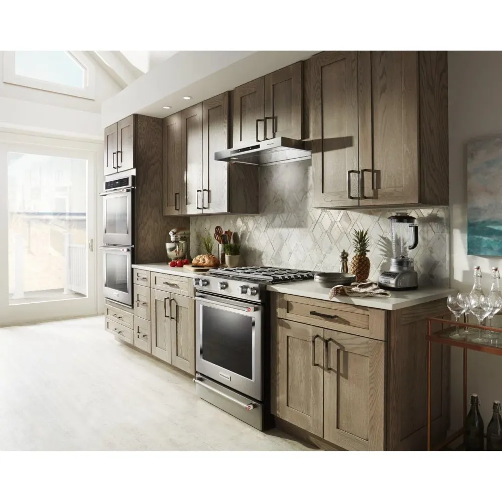 KitchenAid Hotte de cuisinière encastrée sous cabinet de 30 po KVUB400GSS