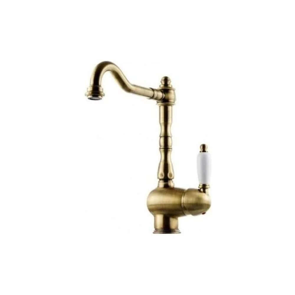 Mitigeur évier série Melissa modèle FME181BR cuivre étain Paffoni