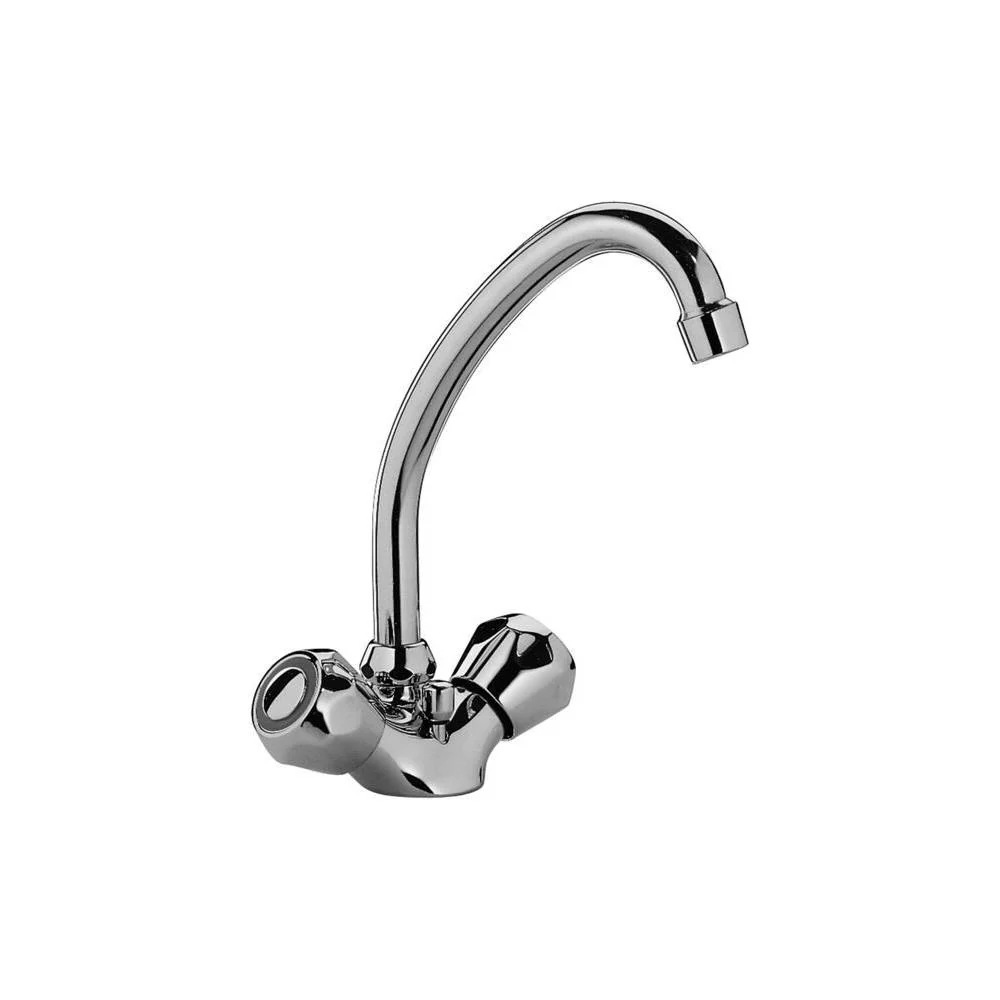 Robinet évier monobroche série Danubio modèle DA072CR chromé Paffoni