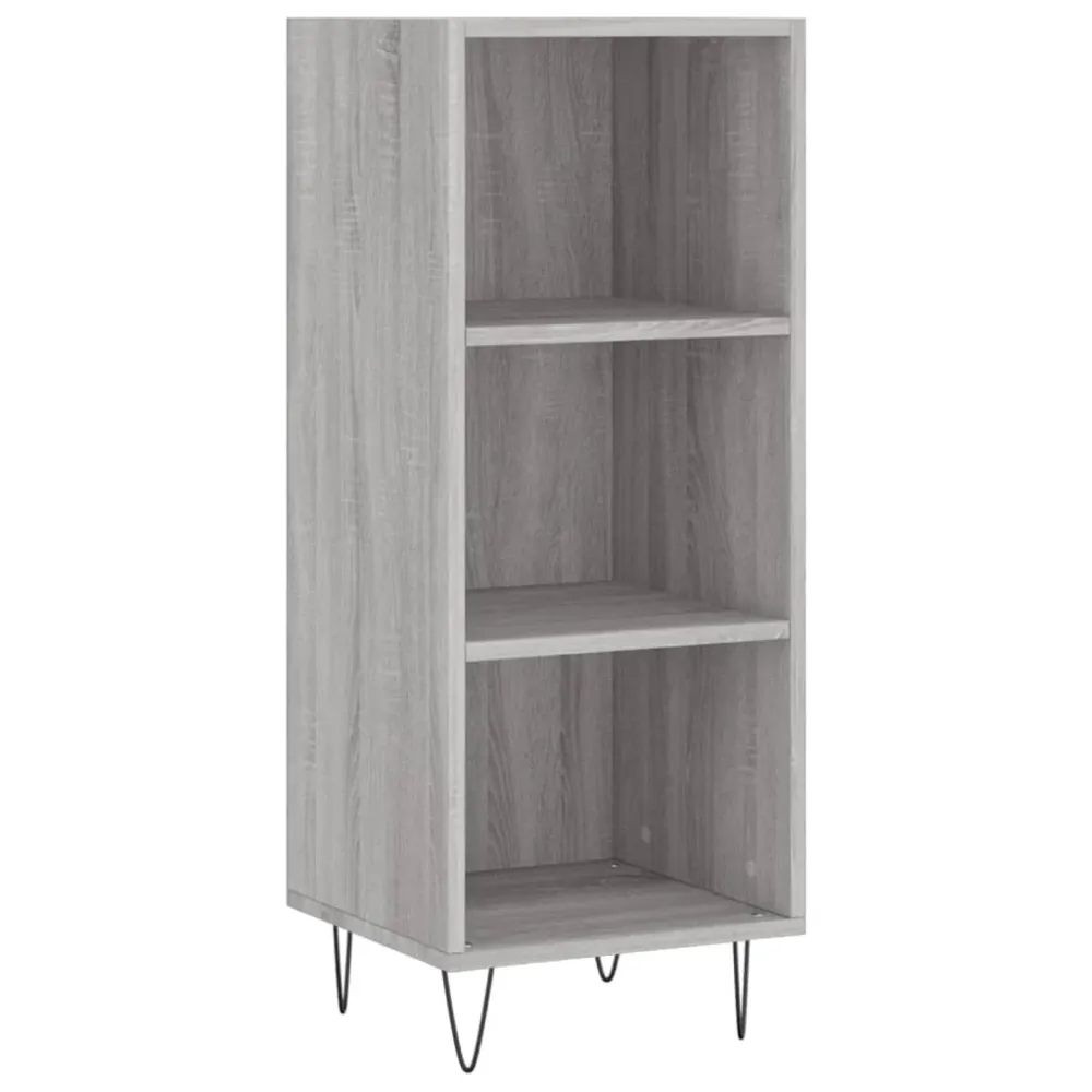 Buffet bahut commode armoire meuble de rangement organisateur cuisine salle de séjour salon sonoma 34,5 x 32,5 x 90 cm boi...