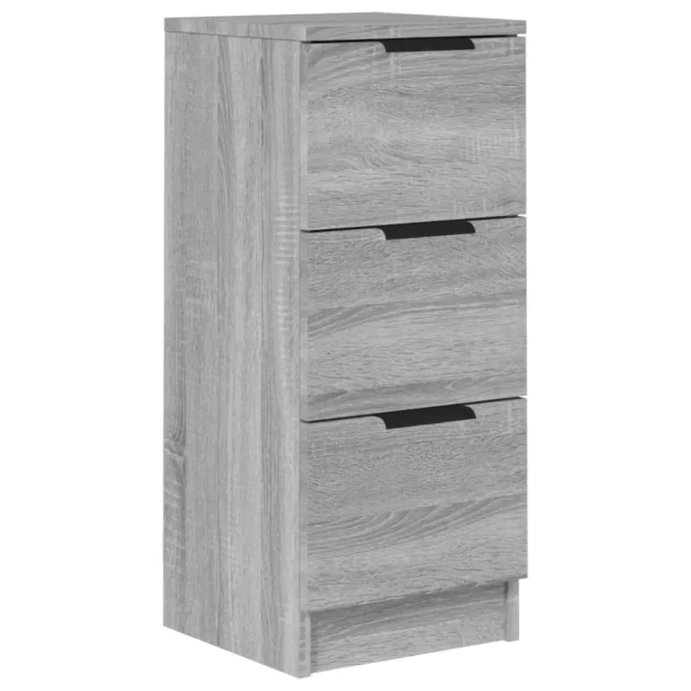 Buffet bahut commode armoire meuble de rangement organisateur cuisine salle de séjour salonsonoma 30 x 30 x 70 cm bois d'i...
