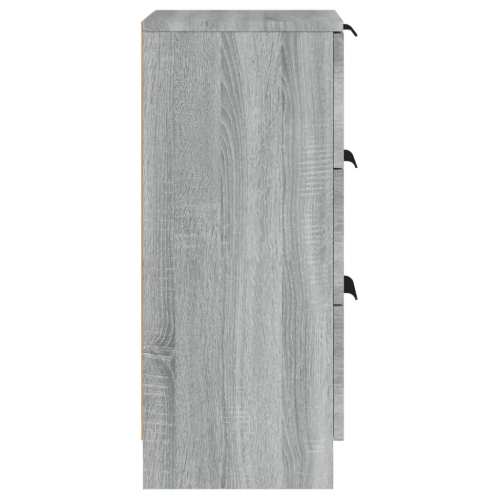 Buffet bahut commode armoire meuble de rangement organisateur cuisine salle de séjour salonsonoma 30 x 30 x 70 cm bois d'i...