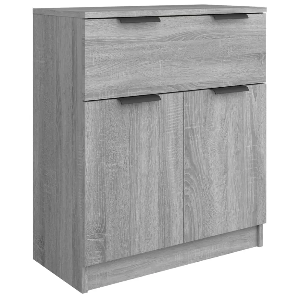 Buffet bahut commode armoire meuble de rangement organisateur cuisine salle de séjour salonsonoma 60 x 30 x 70 cm bois d'i...