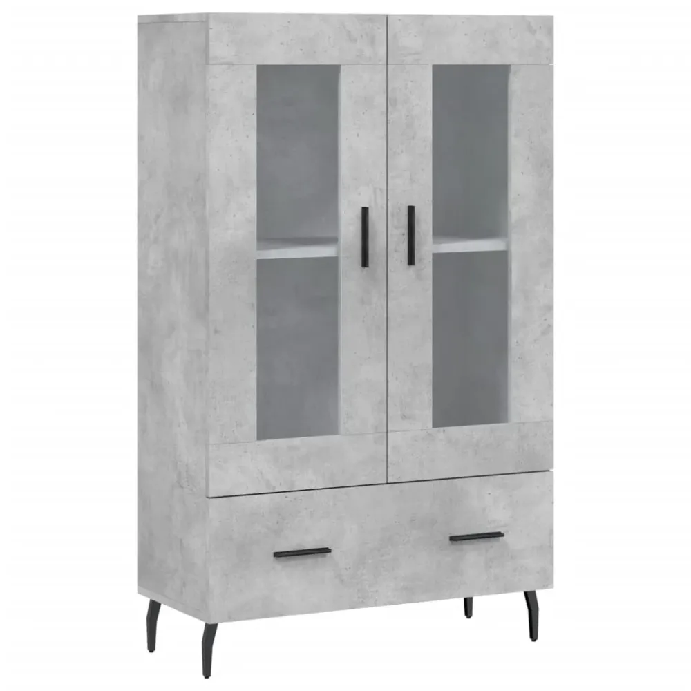 Buffet bahut commode armoire meuble de rangement organisateur cuisine salle de séjour salon haut 69,5 x 31 x 115 cm bois d...