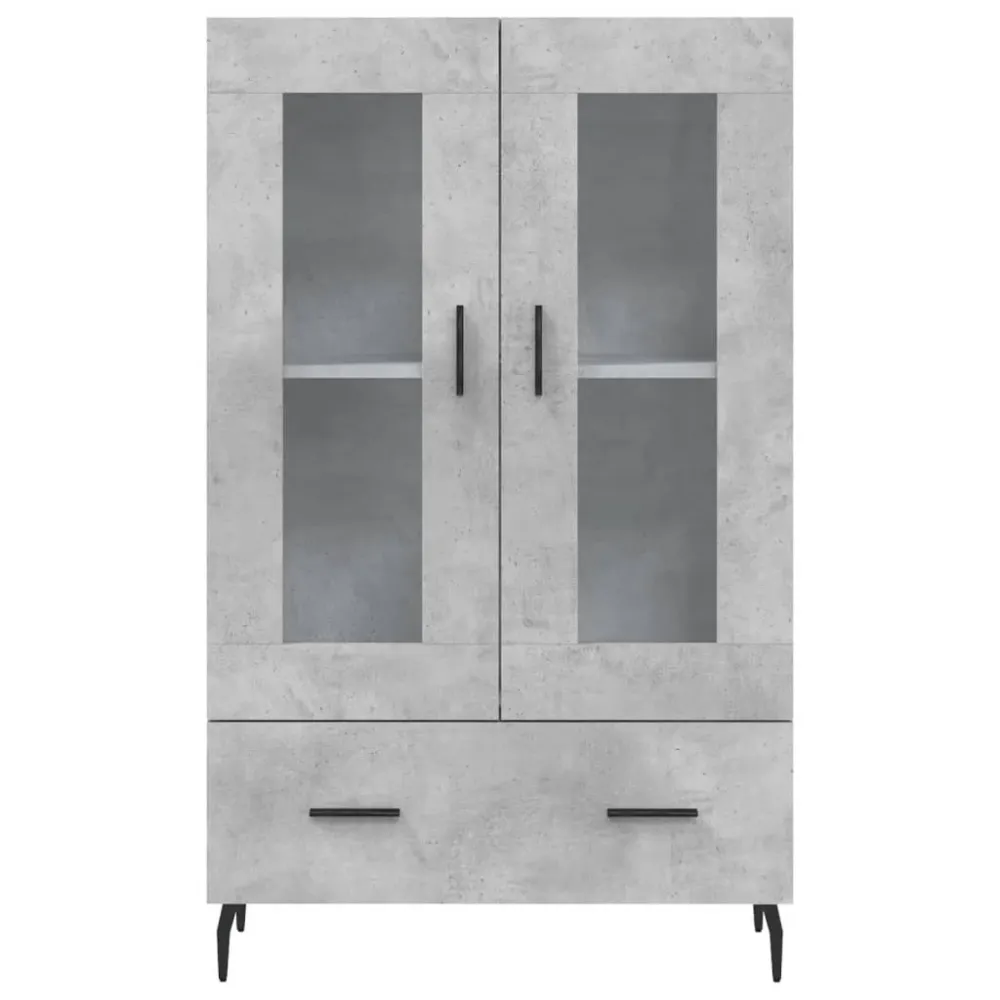 Buffet bahut commode armoire meuble de rangement organisateur cuisine salle de séjour salon haut 69,5 x 31 x 115 cm bois d...