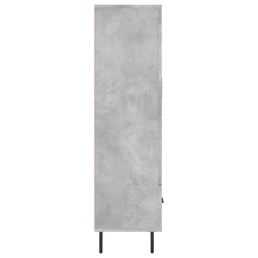 Buffet bahut commode armoire meuble de rangement organisateur cuisine salle de séjour salon haut 69,5 x 31 x 115 cm bois d...