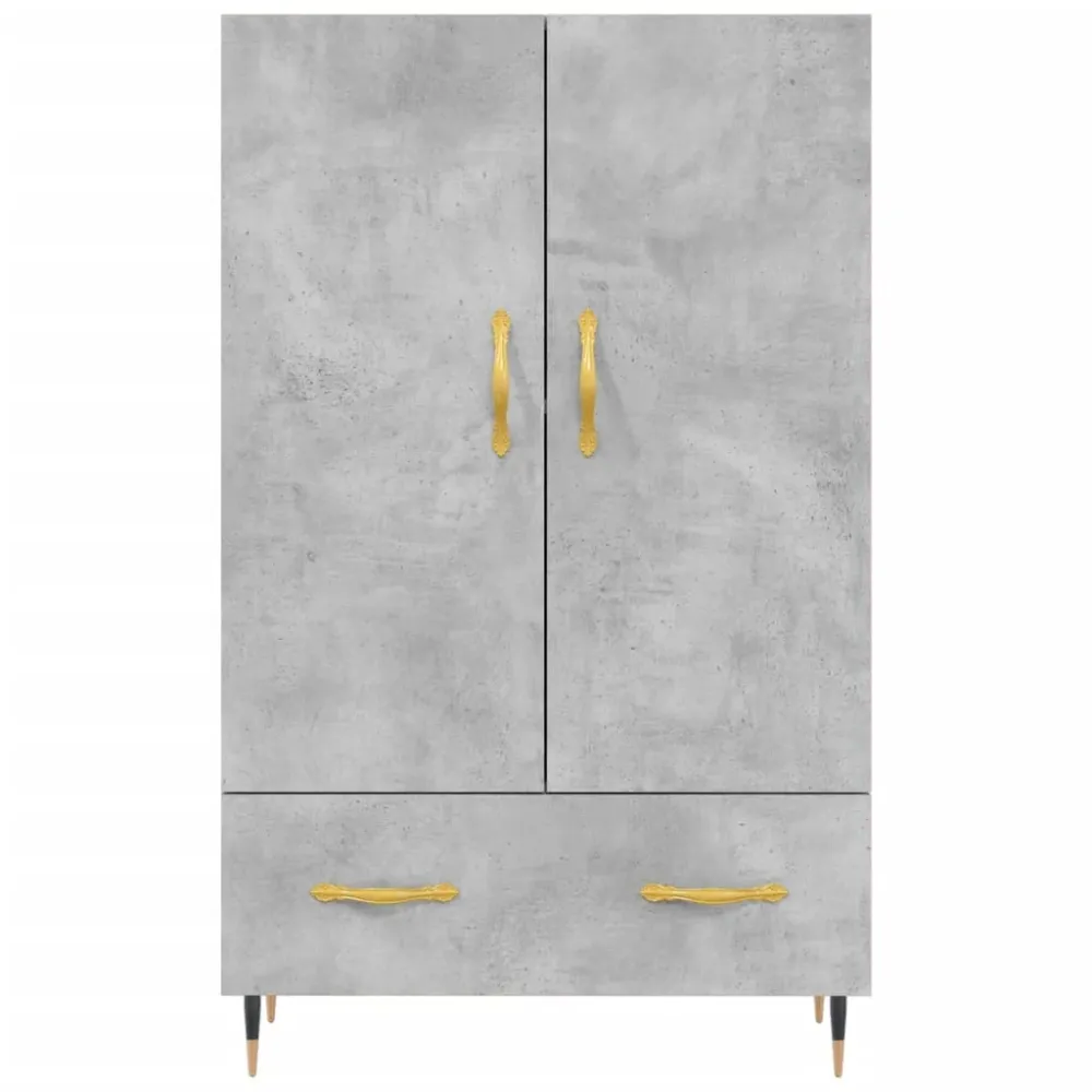 Buffet bahut commode armoire meuble de rangement organisateur cuisine salle de séjour salon haut 69,5 x 31 x 115 cm bois d...