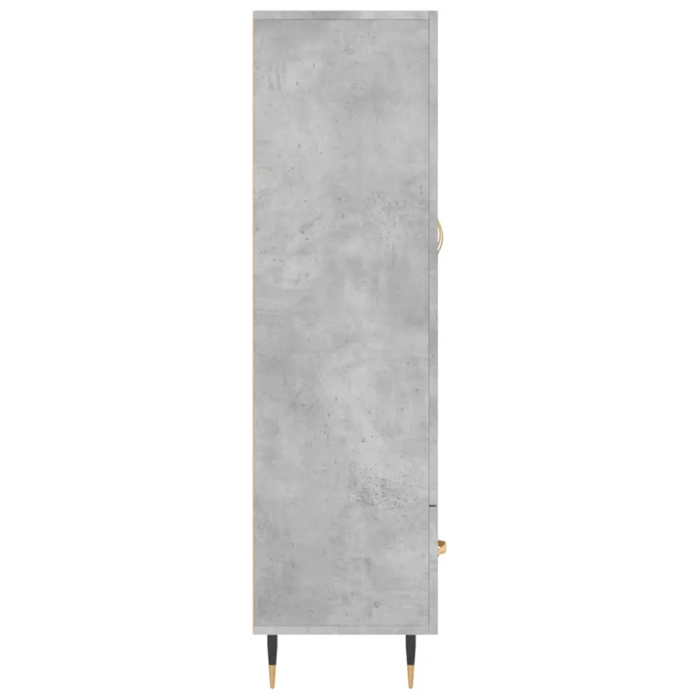Buffet bahut commode armoire meuble de rangement organisateur cuisine salle de séjour salon haut 69,5 x 31 x 115 cm bois d...