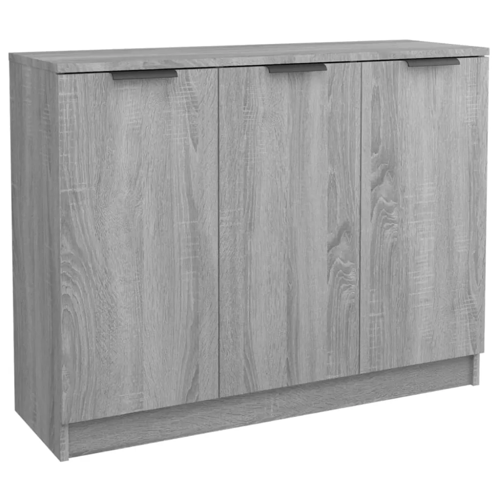 Buffet bahut commode armoire meuble de rangement organisateur cuisine salle de séjour salonsonoma 90,5 x 30 x 70 cm bois d...