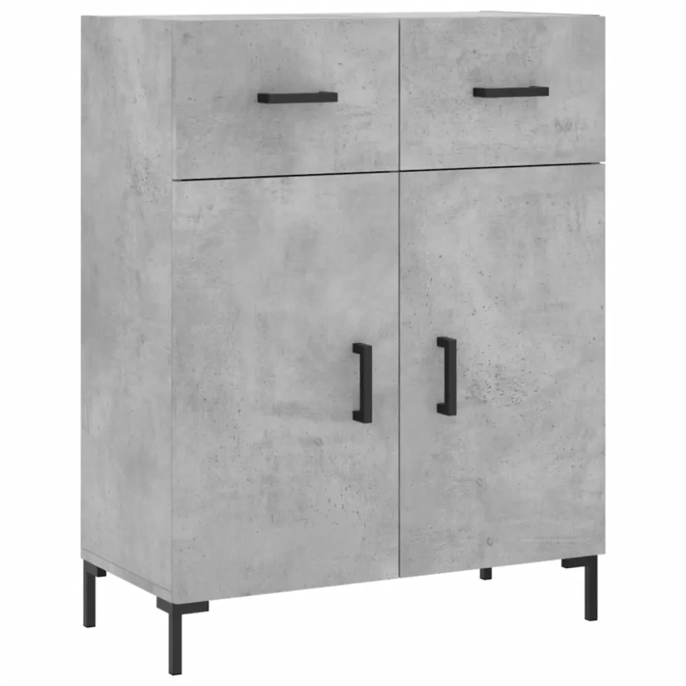 Buffet bahut commode armoire meuble de rangement organisateur cuisine salle de séjour salon haut 69,5 x 34 x 180 cm bois d...