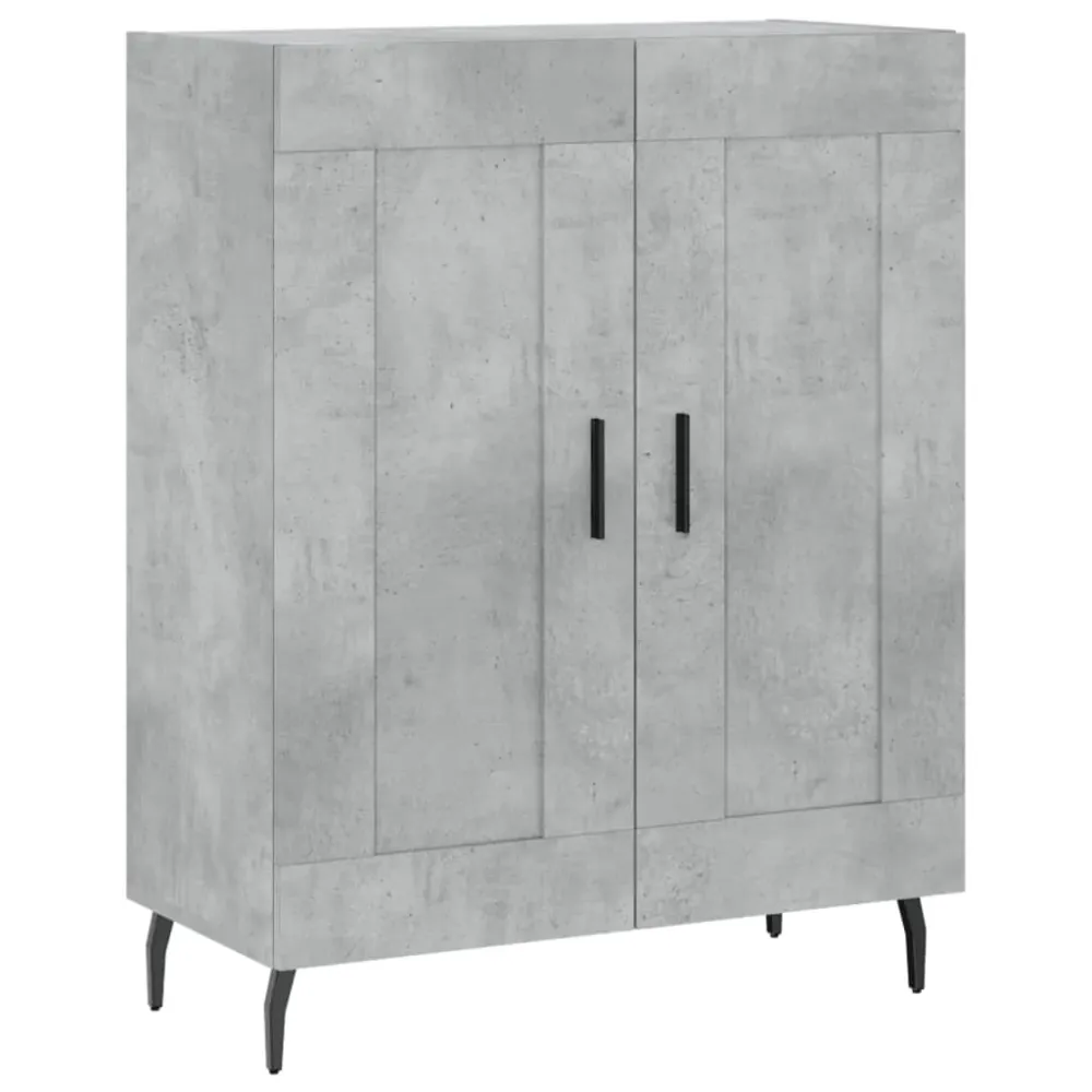 Buffet bahut commode armoire meuble de rangement organisateur cuisine salle de séjour salon haut 69,5 x 34 x 180 cm bois d...