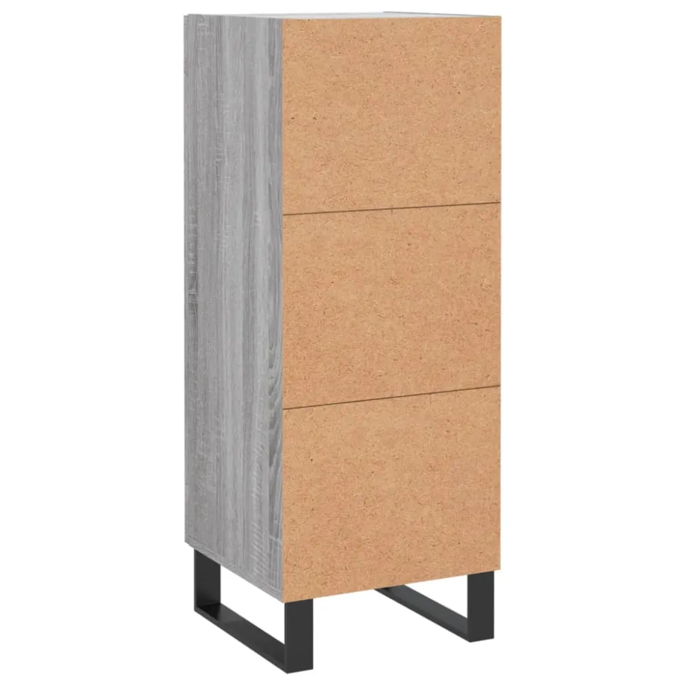 Buffet bahut commode armoire meuble de rangement organisateur cuisine salle de séjour salon sonoma 34,5 x 34 x 90 cm bois...