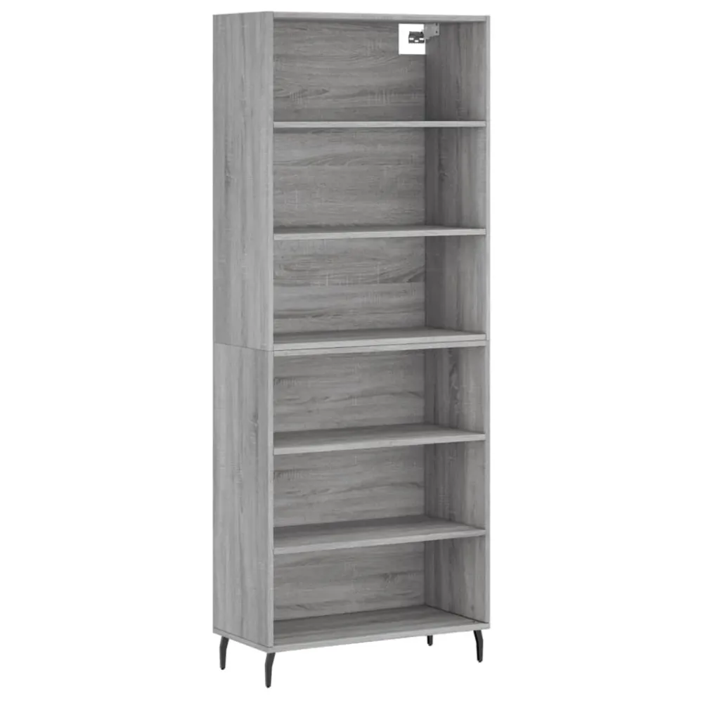 Buffet bahut commode armoire meuble de rangement organisateur cuisine salle de séjour salon sonoma 69,5 x 32,5 x 180 cm bo...