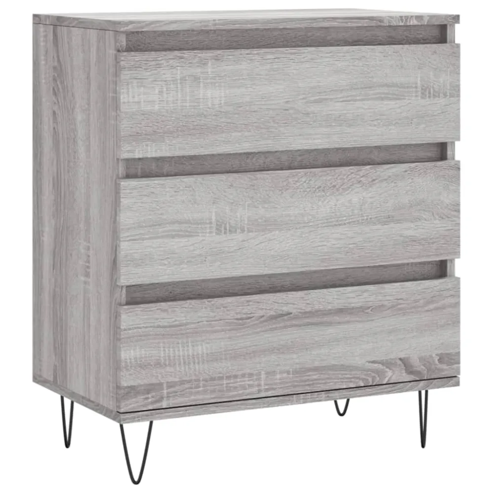 Buffet bahut commode armoire meuble de rangement organisateur cuisine salle de séjour salonsonoma 60 x 35 x 70 cm bois d'i...