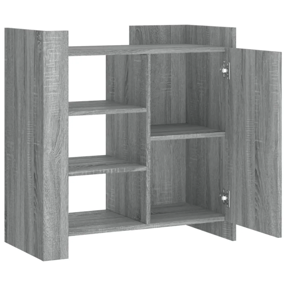 Buffet bahut commode armoire meuble de rangement organisateur cuisine salle de séjour salon sonoma 73,5 x 35 x 75 cm bois...