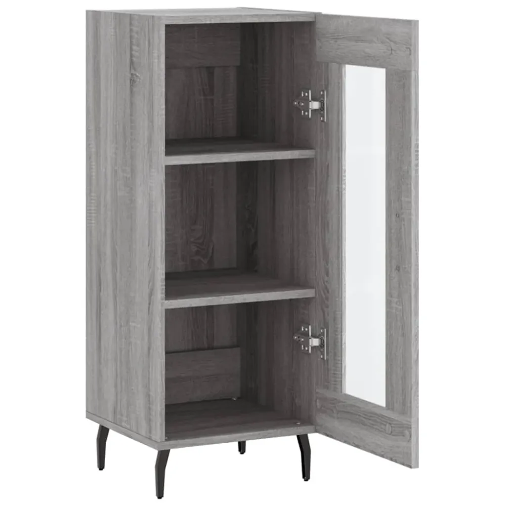 Buffet bahut commode armoire meuble de rangement organisateur cuisine salle de séjour salon sonoma 34,5 x 34 x 90 cm bois...