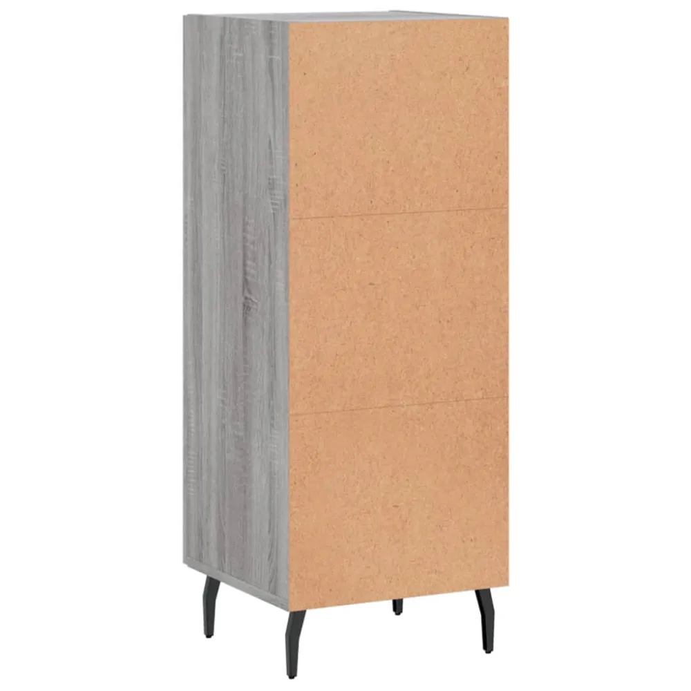 Buffet bahut commode armoire meuble de rangement organisateur cuisine salle de séjour salon sonoma 34,5 x 34 x 90 cm bois...