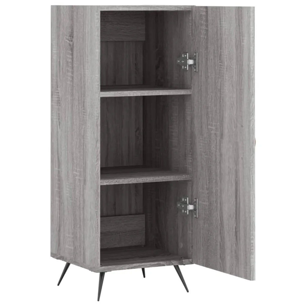 Buffet bahut commode armoire meuble de rangement organisateur cuisine salle de séjour salon sonoma 34,5 x 34 x 90 cm bois...