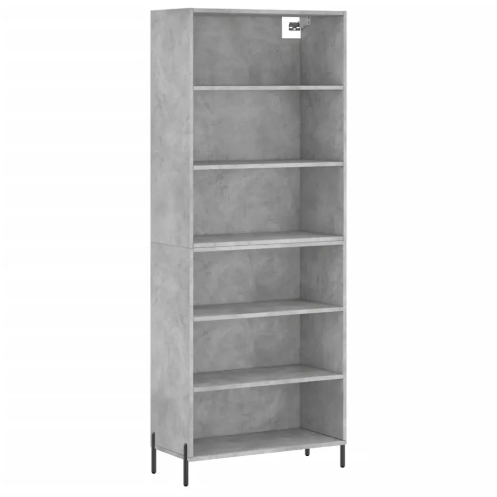 Buffet bahut commode armoire meuble de rangement organisateur cuisine salle de séjour salon 69,5 x 32,5 x 180 cm bois d'in...