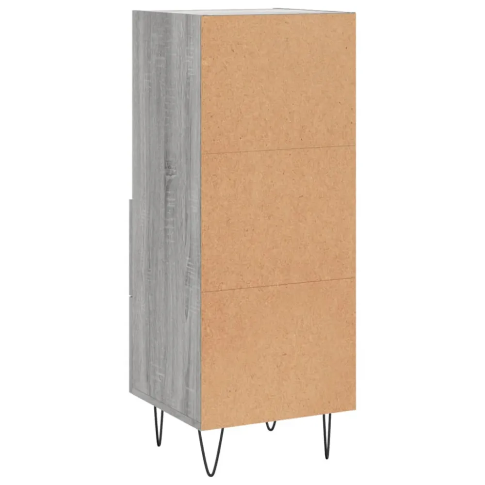 Buffet bahut commode armoire meuble de rangement organisateur cuisine salle de séjour salon sonoma 34,5 x 34 x 90 cm bois...