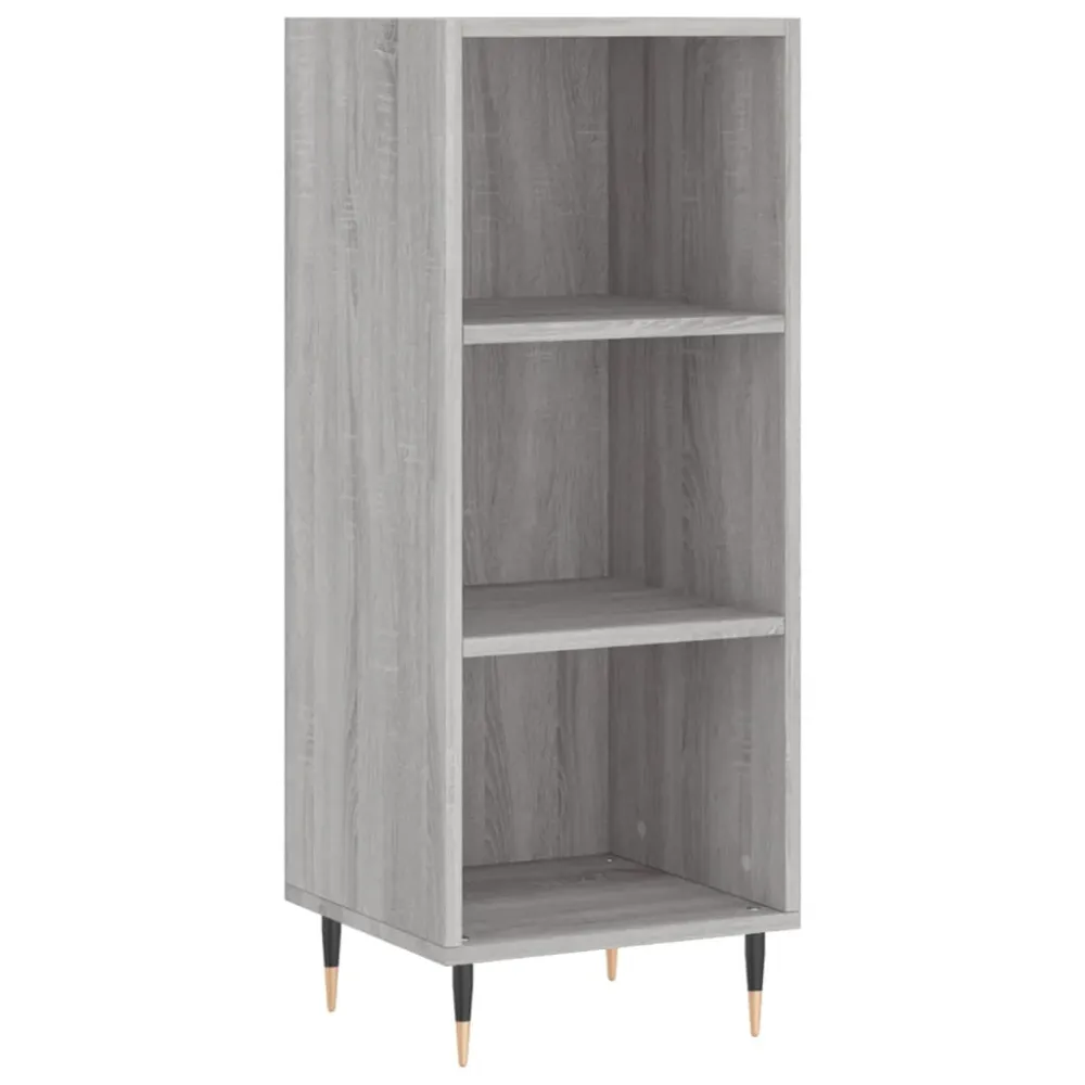 Buffet bahut commode armoire meuble de rangement organisateur cuisine salle de séjour salon sonoma 34,5 x 32,5 x 90 cm boi...