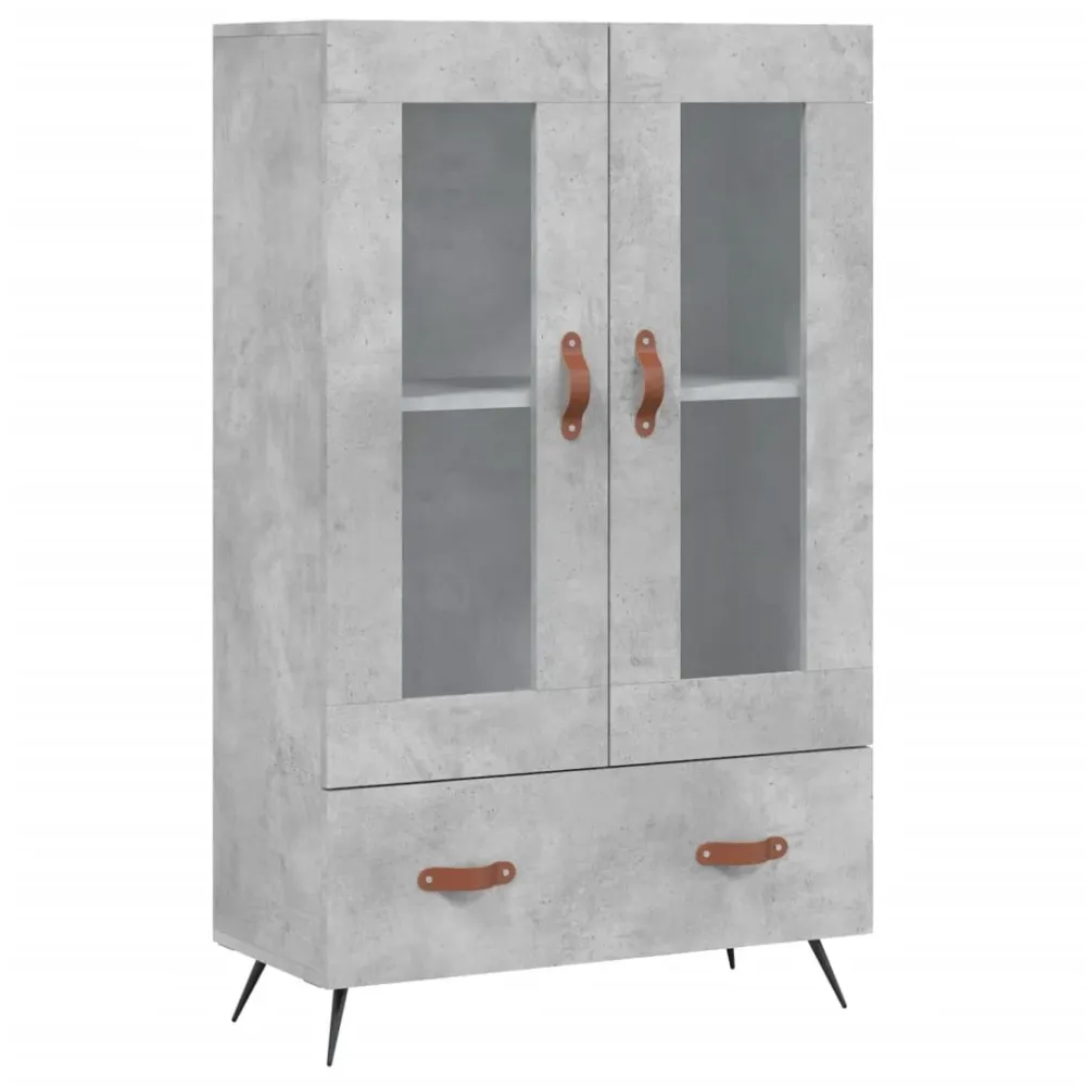Buffet bahut commode armoire meuble de rangement organisateur cuisine salle de séjour salon haut 69,5 x 31 x 115 cm bois d...