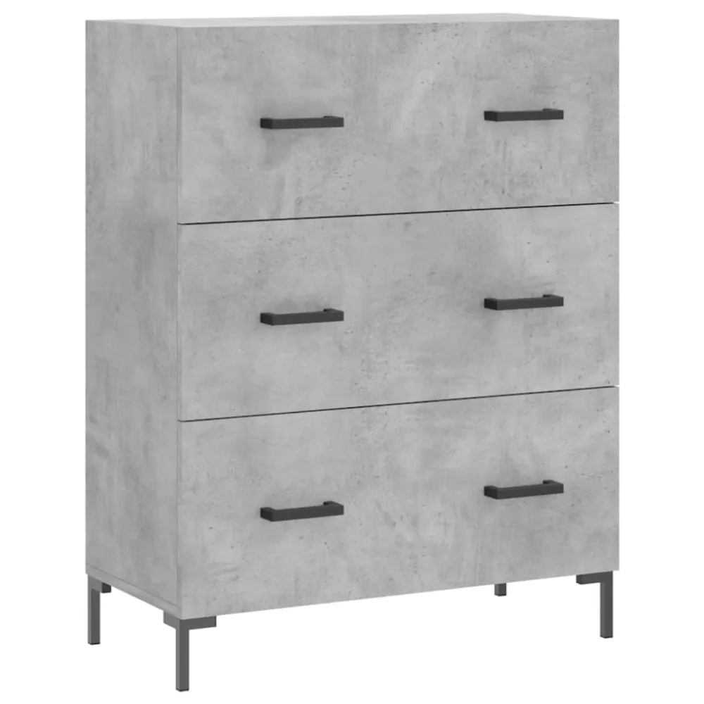 Buffet bahut commode armoire meuble de rangement organisateur cuisine salle de séjour salon haut 69,5 x 34 x 180 cm bois d...