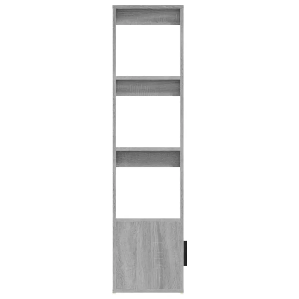 Buffet bahut commode armoire meuble de rangement organisateur cuisine salle de séjour salon sonoma 80 x 30 x 119,5 cm bois...