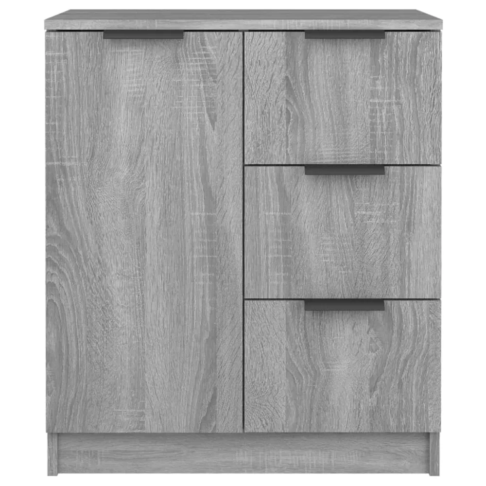 Buffet bahut commode armoire meuble de rangement organisateur cuisine salle de séjour salonsonoma 60 x 30 x 70 cm bois d'i...