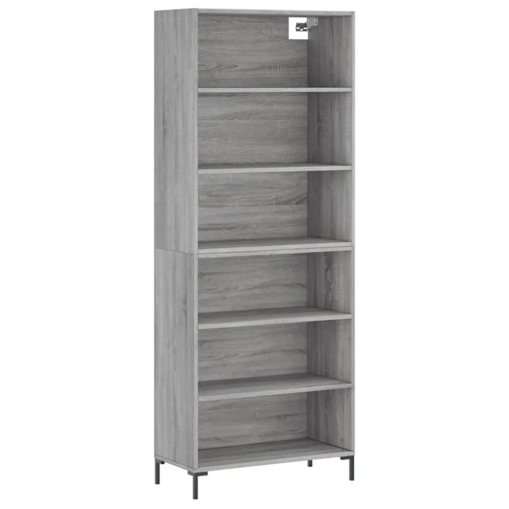 Buffet bahut commode armoire meuble de rangement organisateur cuisine salle de séjour salon sonoma 69,5 x 32,5 x 180 cm bo...
