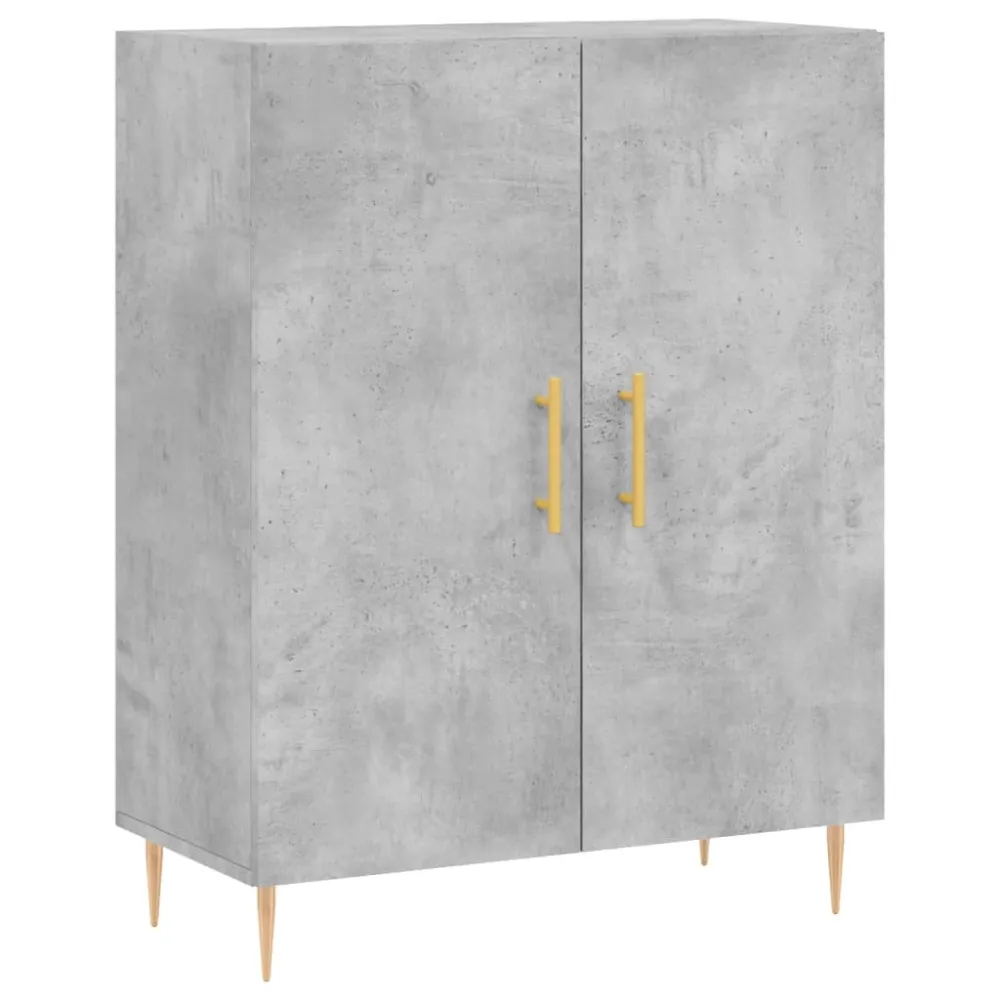 Buffet bahut commode armoire meuble de rangement organisateur cuisine salle de séjour salon haut 69,5 x 34 x 180 cm bois d...