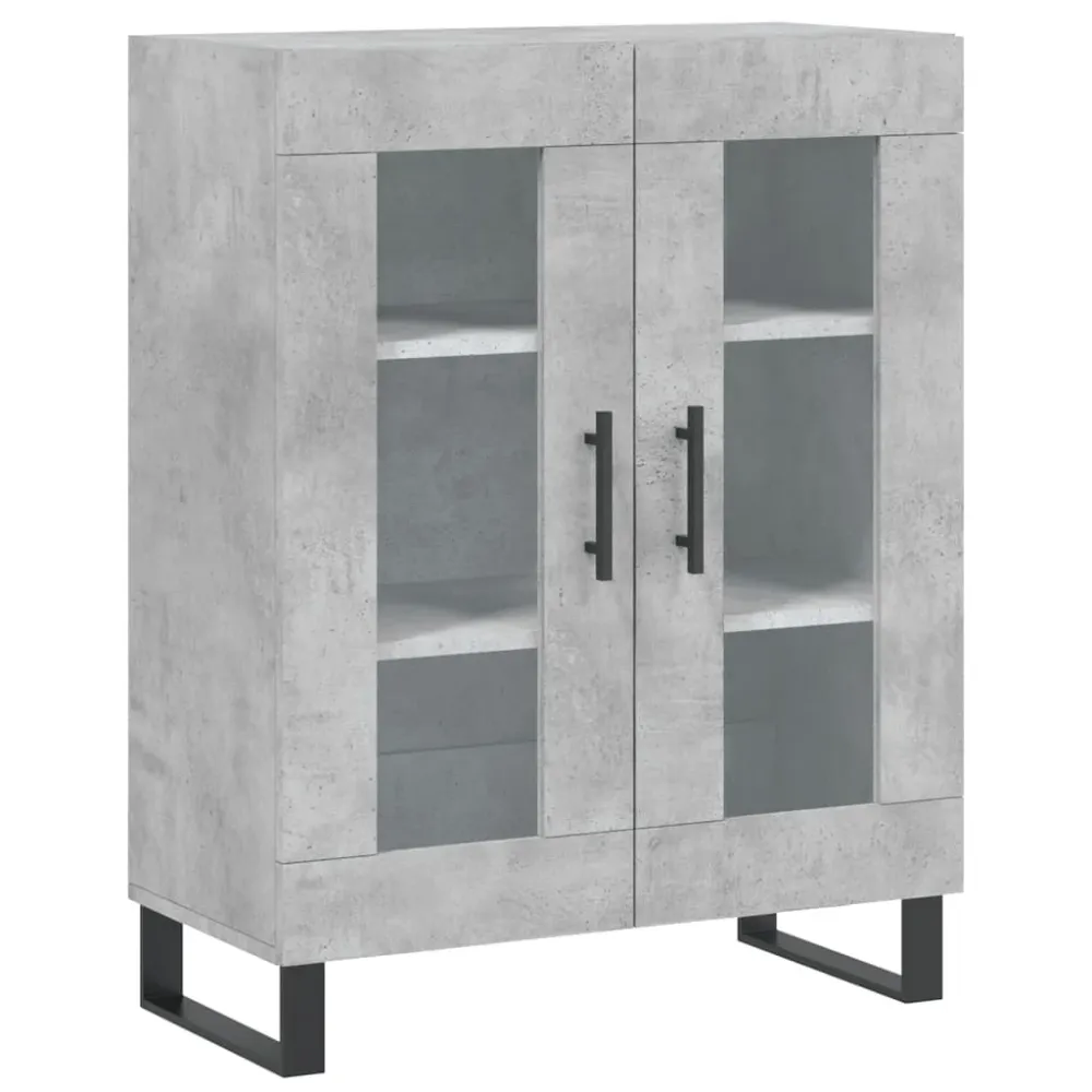 Buffet bahut commode armoire meuble de rangement organisateur cuisine salle de séjour salon haut 69,5 x 34 x 180 cm bois d...
