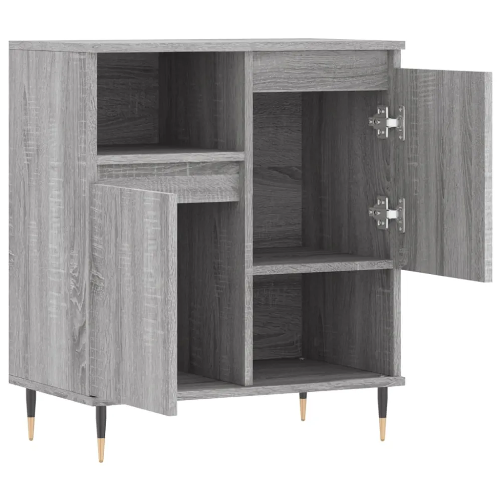 Buffet bahut commode armoire meuble de rangement organisateur cuisine salle de séjour salonsonoma 60 x 35 x 70 cm bois d'i...