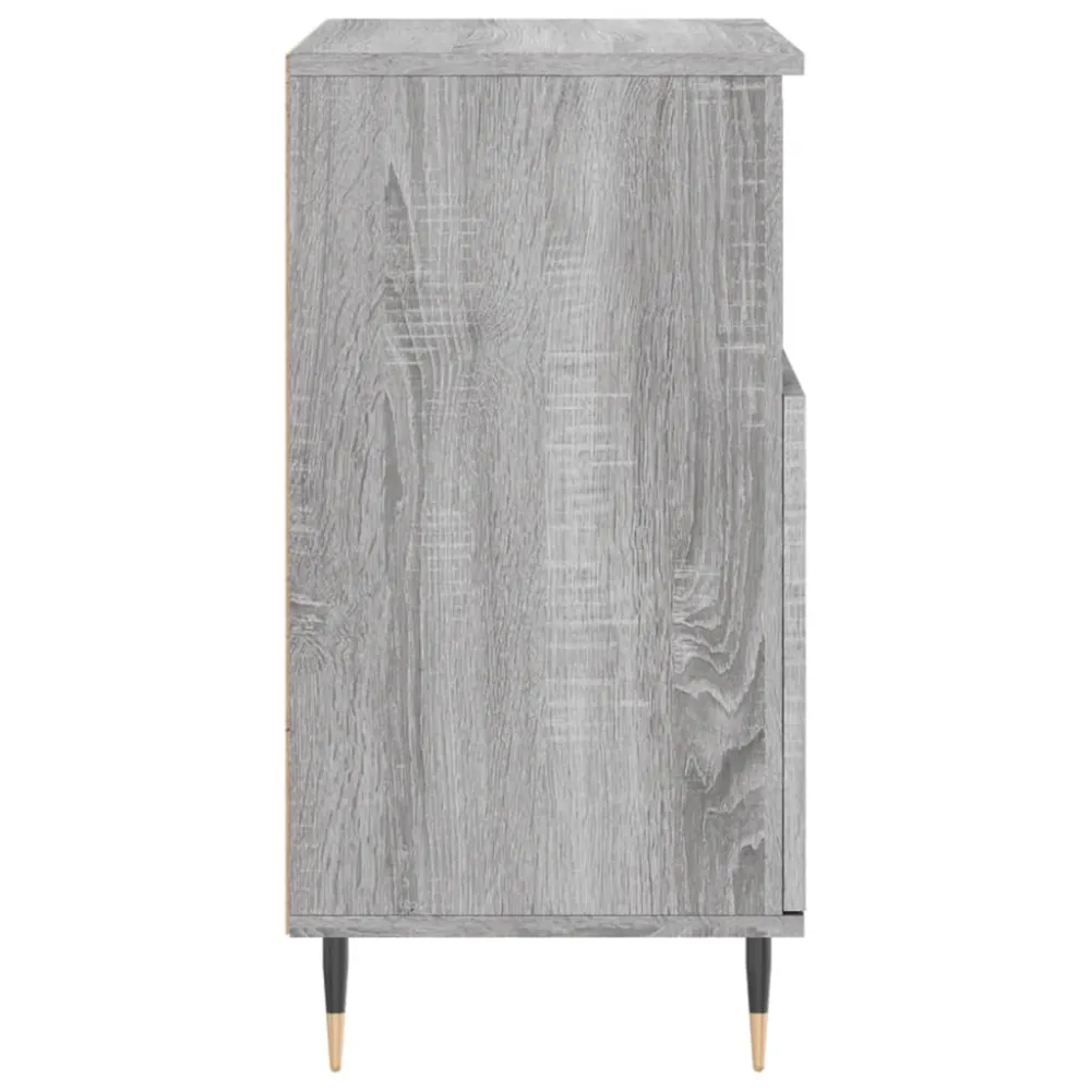 Buffet bahut commode armoire meuble de rangement organisateur cuisine salle de séjour salonsonoma 60 x 35 x 70 cm bois d'i...