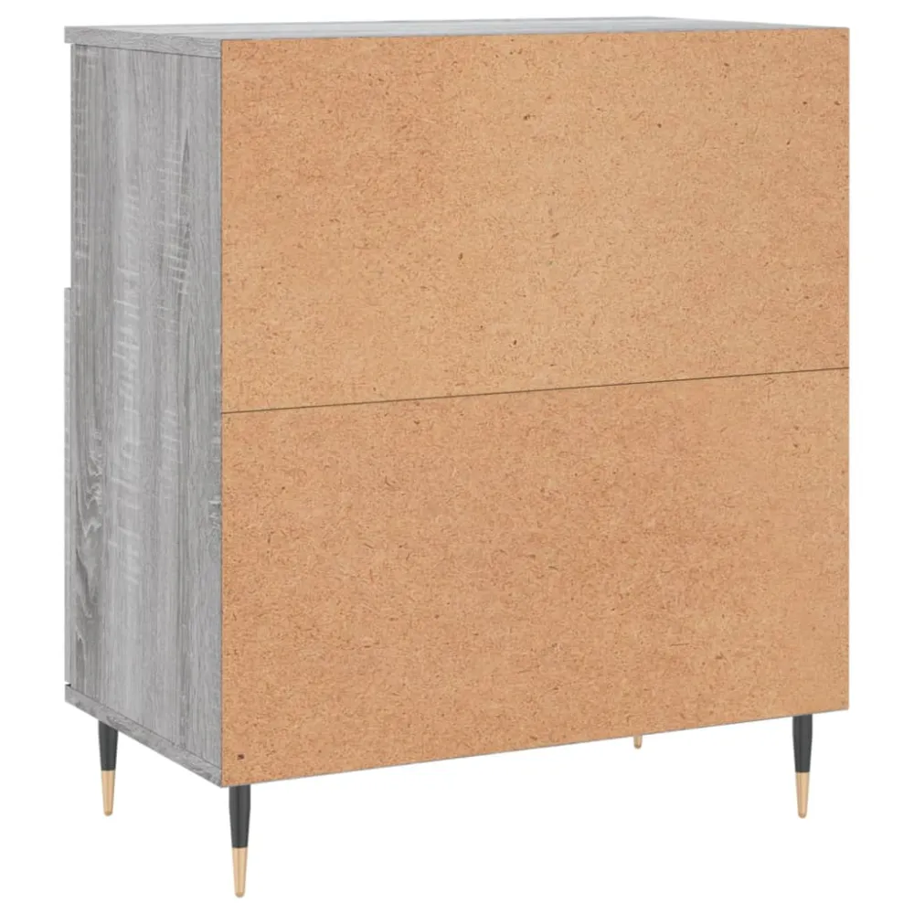Buffet bahut commode armoire meuble de rangement organisateur cuisine salle de séjour salonsonoma 60 x 35 x 70 cm bois d'i...