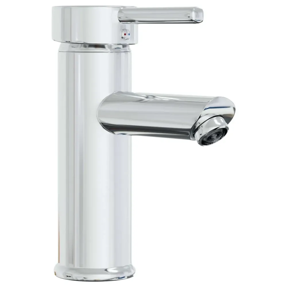 Meuble d'évier sous lavabo salle de bain avec bassin intégré et robinet 81 x 39 x 18 cm bois d'ingénierie marron 02_0006874