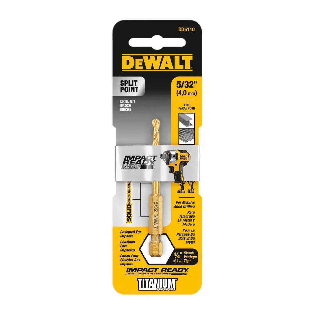 Mèche recouverte de nitrure titane Impact Ready, 5/32" Blanc laqué