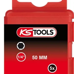 KS Tools Douille hexagonale 1/4" 50 mm 15 mm lot de 5 911.2801 prendre à bas prix