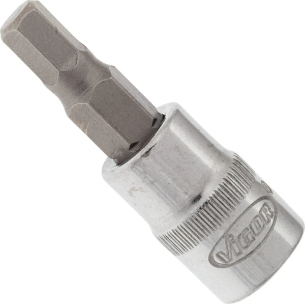 Embout de tournevis VIGOR carré creux 63 mm (1/4 pouce) profil à six pans intérieurs 5 mm V2432N acquérir à bas prix