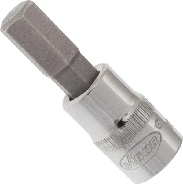 Embout de tournevis VIGOR carré creux 63 mm (1/4 pouce) profil à six pans intérieurs 7 mm V2434N obtenir à bas prix