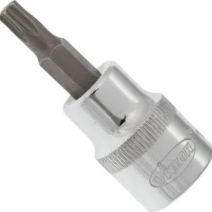 Embout de tournevis VIGOR TORX carré creux 10 mm (3/8") profil TORX interne T27 longueur : 49 mm pour fonctionnem...
