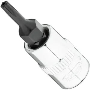 Embout de tournevis VIGOR T-Plus carré 63 mm (1/4 pouce) profil interne 5 étoiles avec tenon T10+H V7037-IPR10 commander à...