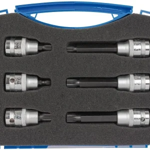 Embouts de tournevis en acier SW 1/2" cannelure interne M6-M12 6 pièces S5106 obtenir à bas prix