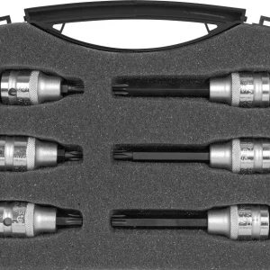 Embouts de tournevis en acier SW 1/2" profil en T T30-T50 6 pièces S5116 commander à bas prix