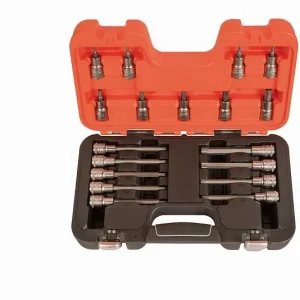 Embouts de tournevis Bahco 1/2" 18 pièces en coffret plastique Torx S18TORX se fournir à bas prix