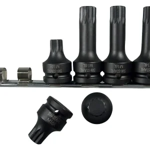 Embouts de tournevis SW-Stahl IMPACT 1/2" cannelure interne M14-M18 6 pièces 10195L acquérir à bas prix