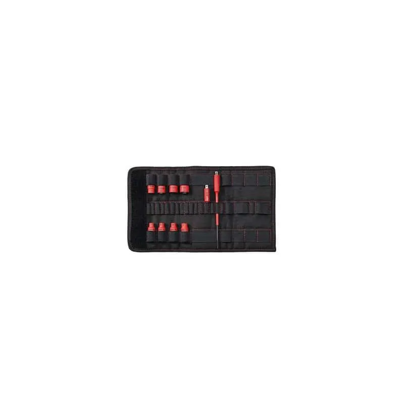 Jeu de 8 douilles isolées SLIMVARIO WIHA 43466