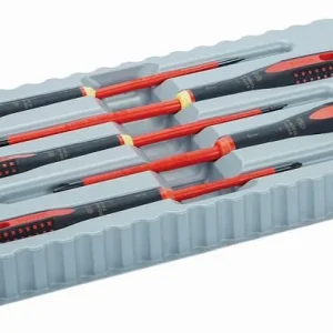 Jeu de tournevis Bahco Ergo™ isolés lames minces 5 pièces PH+PZ BE-9881SL acquérir à bas prix