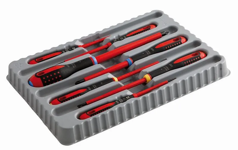 Jeu de tournevis Bahco Ergo™ isolés 7 pièces à fente+PZ BE-9888S se procurer à bas prix